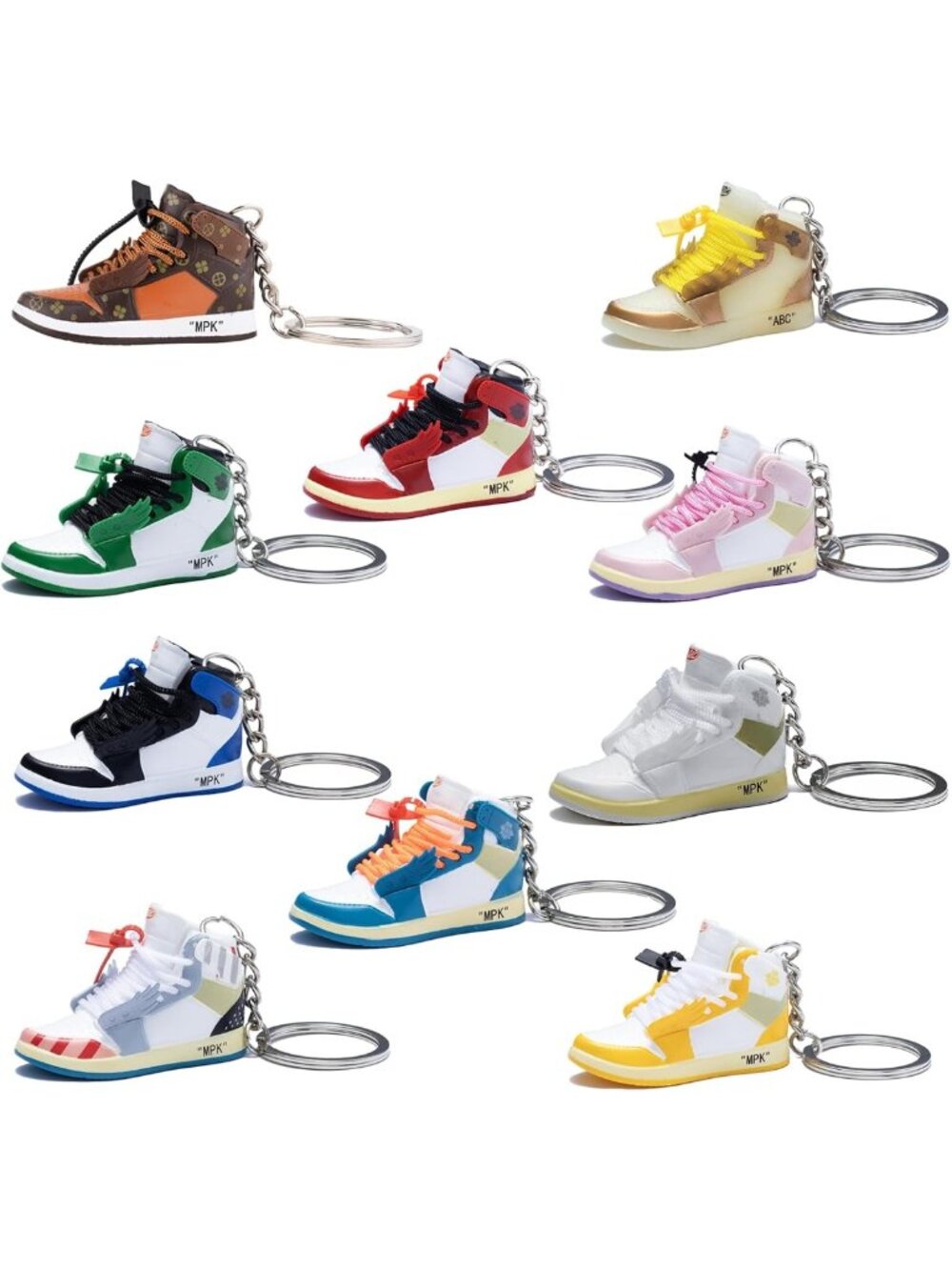 3D Mini Shoe Keychain - Fun Novelty Gadget for Birthdays, Parties & Gifts